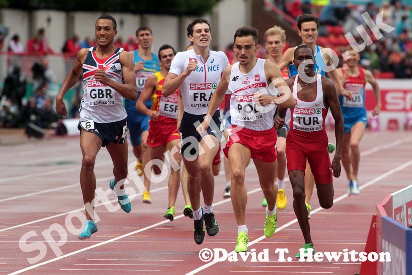 Adam Kszczot the 800 metres at the European Athletics Team Championships.